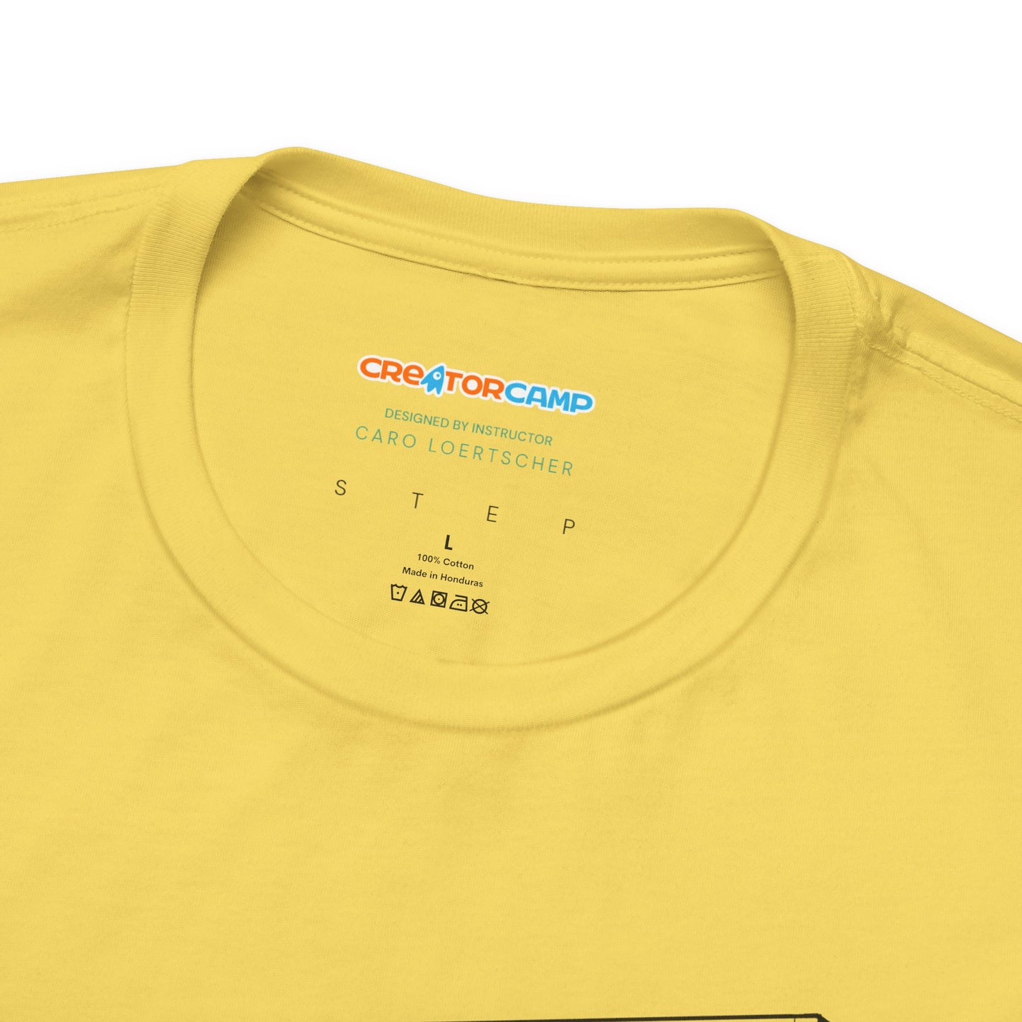 Designed by Staff T-Shirt: STEP