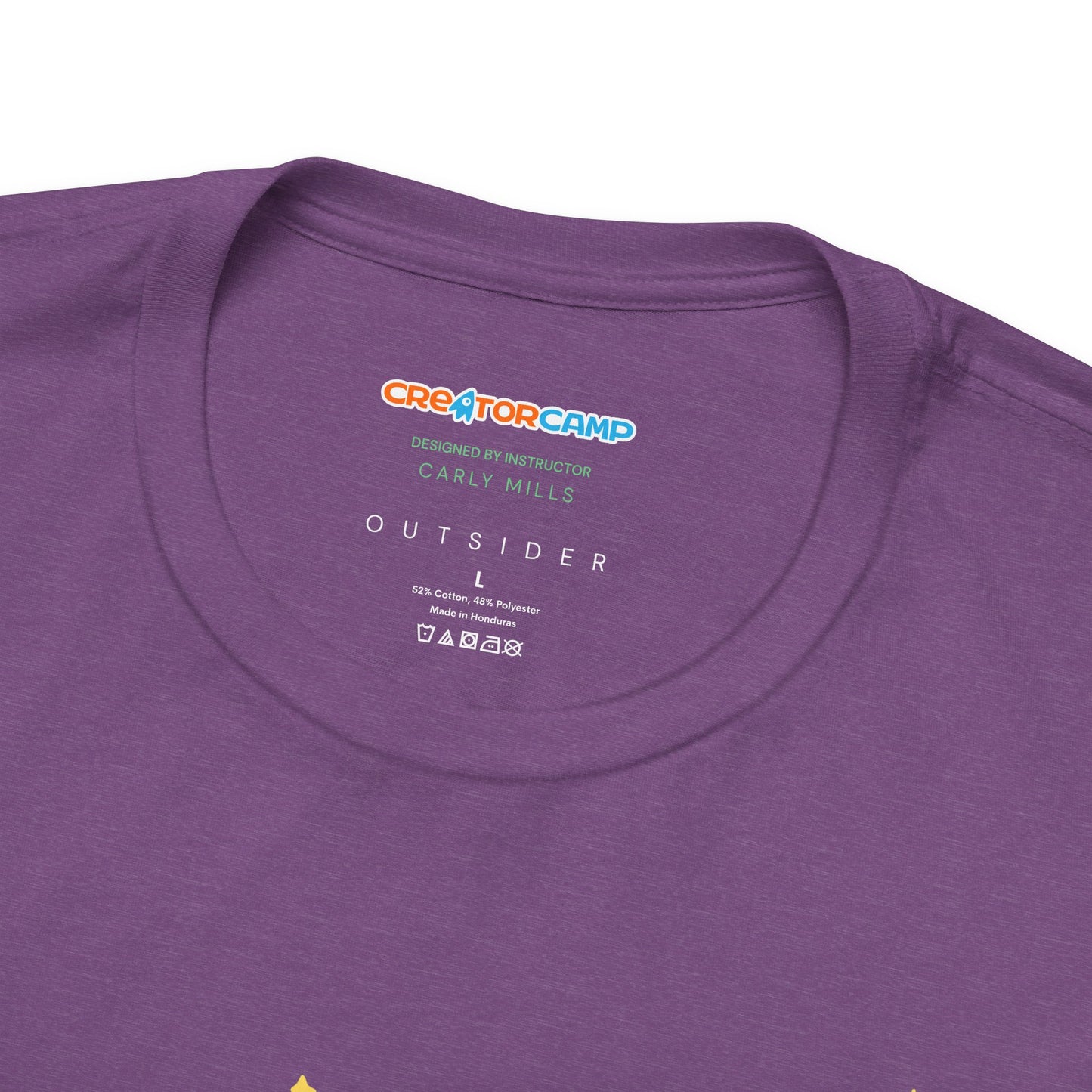 Designed by Staff T-Shirt: OUTSIDER