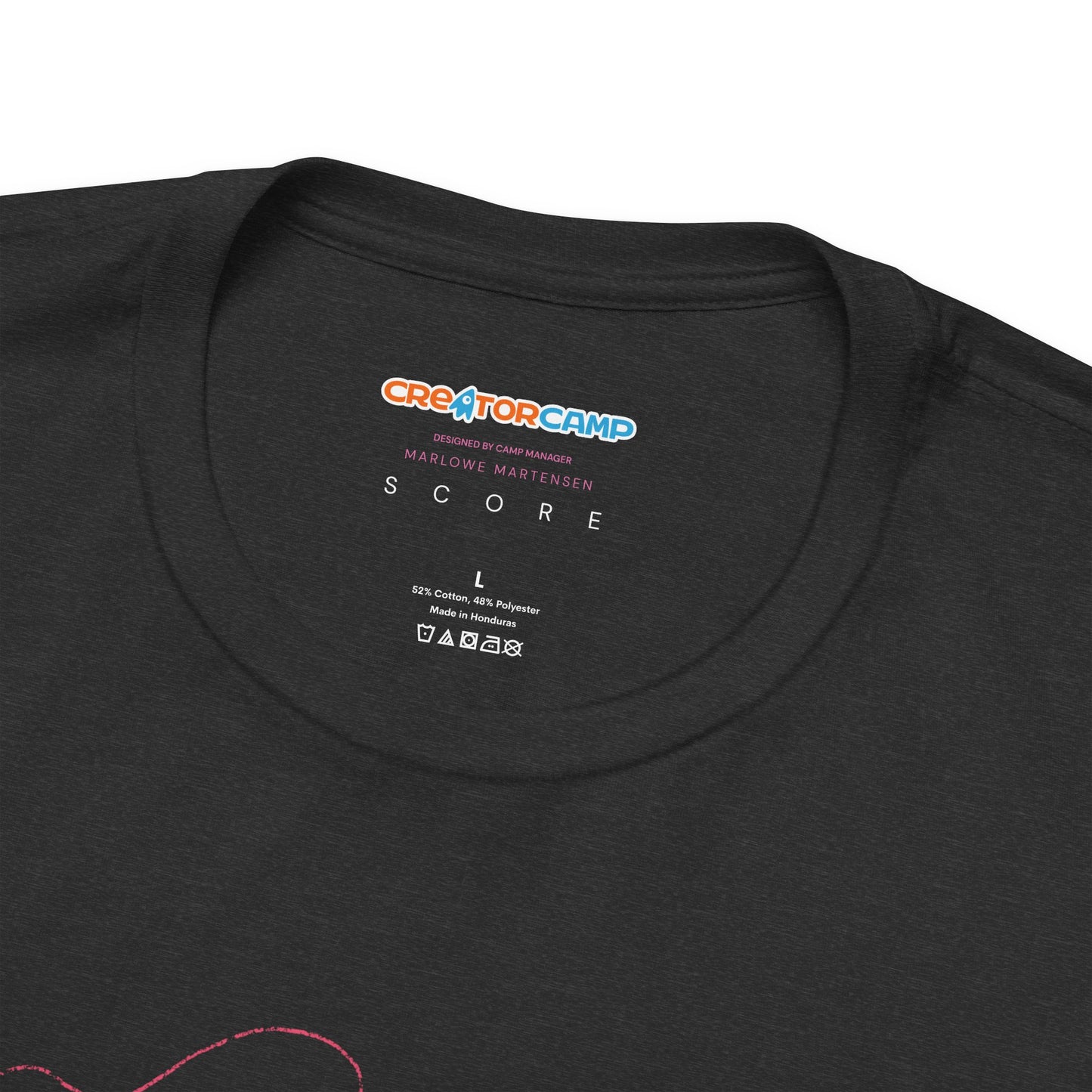 Designed by Staff T-Shirt: SCORE