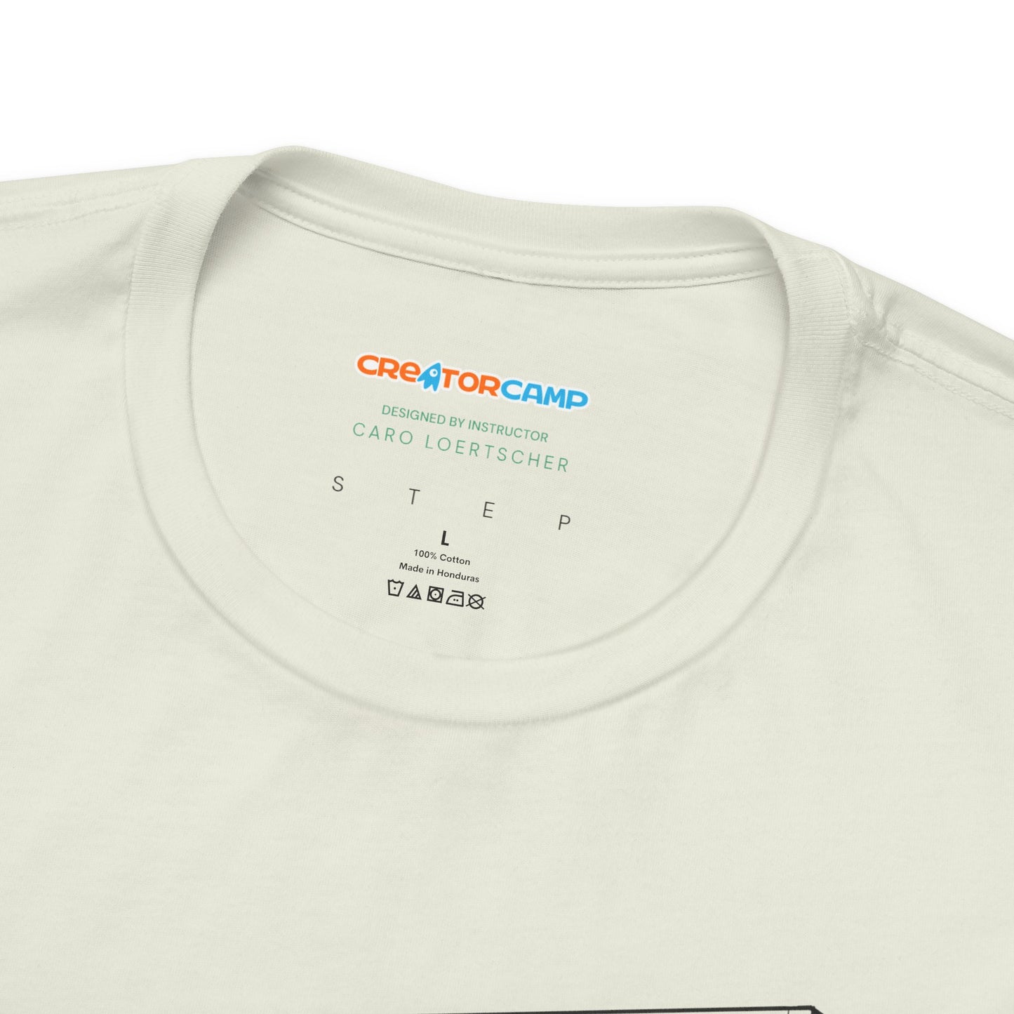 Designed by Staff T-Shirt: STEP